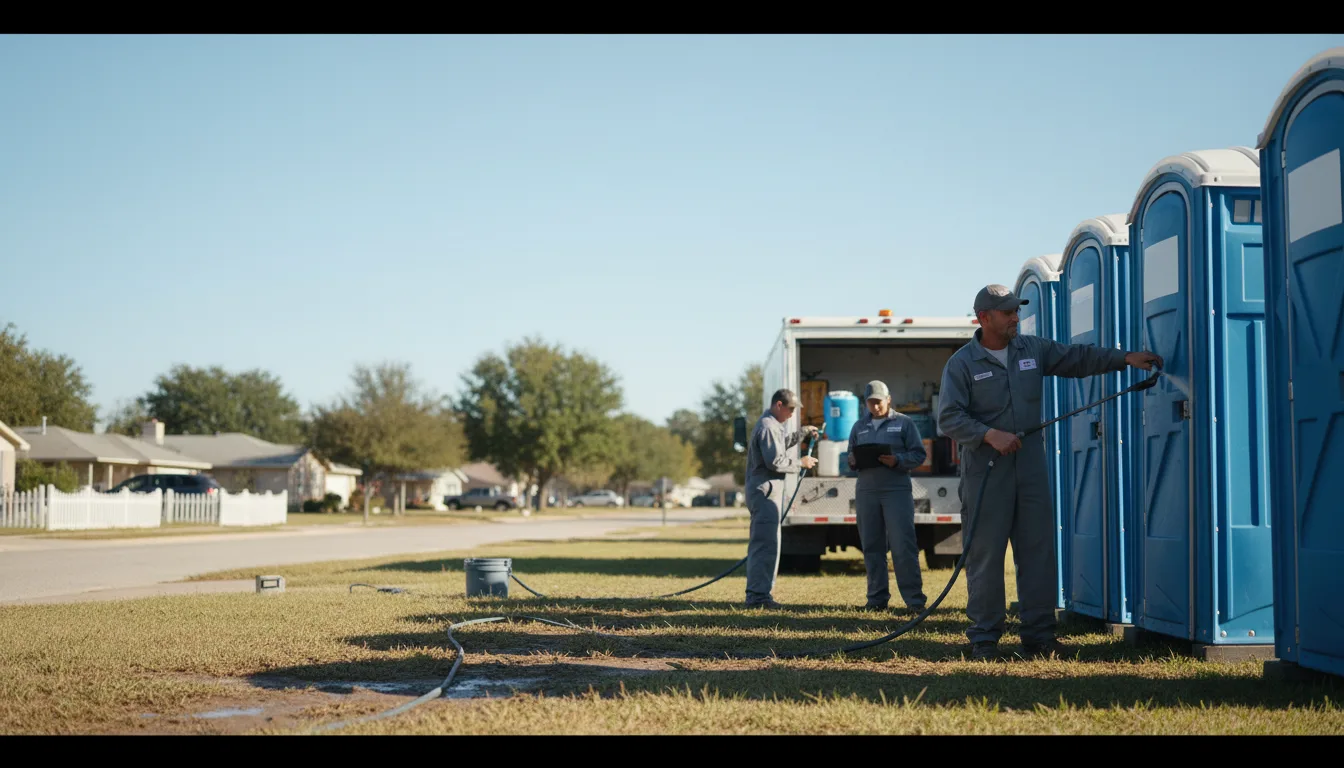 Long-Term Portable Toilet Rental in Latham, IL near me